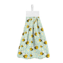 Daisy Bees Hanging Dish Towels Set of 2 Quick-Dry Absorbent