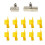 Yellow Glue Tabs Set for Car Dent Repair Combination Tool for Easy Auto Body Fixes 4
