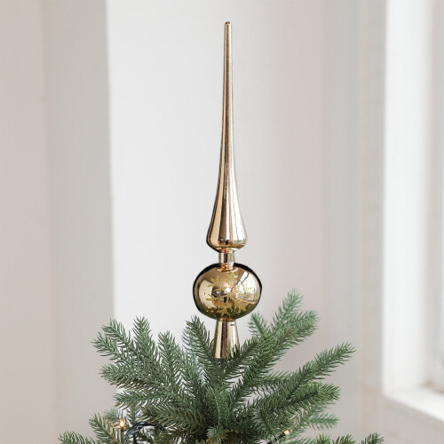 Vintage Christmas Tree Topper Sequins Twinkling Ornament
