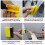 Yellow Glue Tabs Set for Car Dent Repair Combination Tool for Easy Auto Body Fixes 5