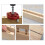 Woodworking Vertical Hole Drilling Locator Kit, Precise Dowel Splicing Drill Guide Jig with Drill Bits & Wooden Dowels 1