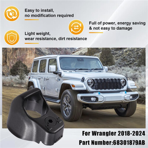 68301879AB Backup Camera Bezel Reversing Camera Protective Cover for   2018-2024 2