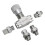 3/8" Flowing Control Valve STB-G3/8 L08 Hydraulic Speed Regulator for  Excavator 3
