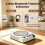 Portable CD Player  FM Transmit SPDIF Output Type-C Rechargeable Retro Music Player 2