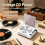 Portable CD Player  FM Transmit SPDIF Output Type-C Rechargeable Retro Music Player 6