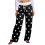 Women's Black Polka Dot Sports Pants M 1