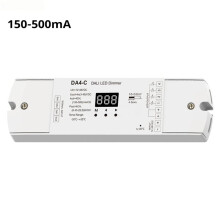 DA4-C (150-500mA) / (350-1200mA) 12-48V 4 Kanaal Constante Stroom DALI Dimmer (DT6/DT8) voor Eenvoudige Kleur LED Lampen A