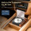 Portable CD Player  FM Transmitter SPDIF Output Type-C Rechargeable Retro Music Player for Home 7