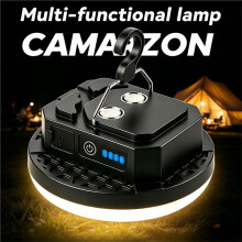 Rechargeable Camping Lantern, Magnetic Light for Emergency & Outdoor Use A