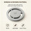 Pottery Foot Ring Tool for Accurate Clay Base Alignment Ideal for Wheel Throwing & Trimming 6