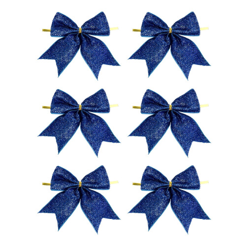 Blue Christmas Ornaments Pack 6 Pieces 4.7 Inch 1