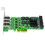 PCI Express USB 3.0 Expansion Card PCI-E to 4 Port USB 3.0 with 2x 19Pin Header PCIE Controller Adapter for PC Desktop 5