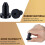 Kayak Waterproof Drain Plug Rubber Black 2 pcs 2