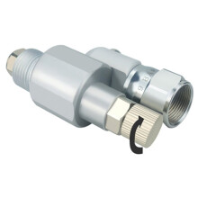 Locking Swivel Shutoff Valve 287030 for Airless Paint Sprayers, Anti-Saliva Metal Ext Rod 25cm, Fits 7/8" Thread