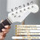 Guitar String Cleaner Guitar Bridge Pins Set Rust Remover, Dust Cleaner, and Maintenance Tool for Fretboard and Strings 6