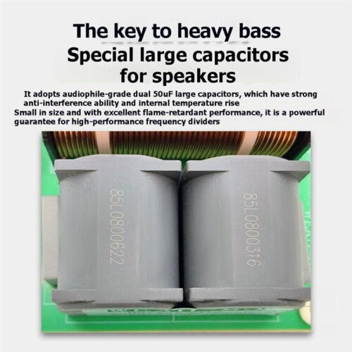 1500W Bass Frequency Distributor Adjustable Frequency Point Subwoofer Speaker Adjustable Frequency Point Divider 2