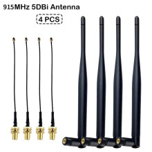 4Pcs LoRa Antenna 5dBi Omni-Directional LoRa Antenna Omni-Directional High Gain LoRa Antenna Male for Meshtastic 915MHz