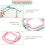 4-Pack of Square Embroidery Hoops, with Multiple Adjustable -Stitch Frames, Suitable for DIY Sewing Projects 4