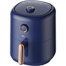 Bear Air Fryer, Navy Blue, 3 pin plug, Non-stick with Timer, 3.5L