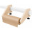 Suporte Dispenser de Papel  de Madeira 2 Peças com Clampe, Suporte de Papel para Mesas de 0,79 A 1,97 Polegadas de Espessura 3
