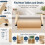 Suporte Dispenser de Papel  de Madeira 2 Peças com Clampe, Suporte de Papel para Mesas de 0,79 A 1,97 Polegadas de Espessura 8