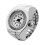 Ring Watch Quartz Analog Round Elastic Love Watch 1