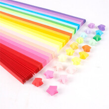 Origami Paper Star Strips 2160 Sheets 10 Colors Double-Sided