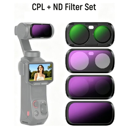 CPL + ND Filter Set for   Ultra,Neutral Density ND16 + ND64 + ND256 Action Camera Polarizing Lens Filter 1