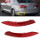 1Pair Car Rear Bumper Reflector Light Warning Lamp for   A6 2011-2014 EU Version Reverse Fog Light Reflector 2