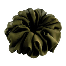 Soft Chiffon Scrunchies 38 Colors Large Ponytail Holders