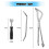 Car Drum Brake Tool Kit,Includes Spring Compressor Tool Brake Spoon, Double Ended Plier,Automotive Drum Repair Installer 6
