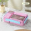 Lunch Box 4-Compartment 47oz Leak-Proof Reusable 6