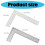 Framing Square Stainless Steel L-Shaped Ruler 90 Degree 7