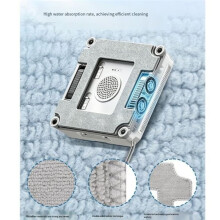 Pack of 10 Cleaning Pads for Mova N1 Window Cleaning Robots, Washable Microfiber Cloths for Streak-Free Window Cleaning