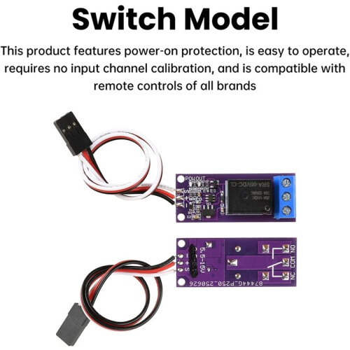 Model Aircraft  RC Model Aircraft Relay PWM  Electronic Module Navigation Controller 1CH Relay 1