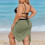 Women's Spaghetti Strap Wrap Dress Lightweight Beach 3