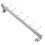 Stainless Steel Kitchen Bar Holder Rack 2-Bar Silver 3