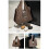 Keychain Tote Bag Foldable Leather Mini Shoulder Purse with 5