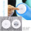 10pcs LED Coaster Light  Coasters LED Bottle Lights LED Sticker Coaster Discs Light  for Flash Light  Cup 4