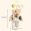 Plush Bear Keychain for Women's Bags and Backpacks 5