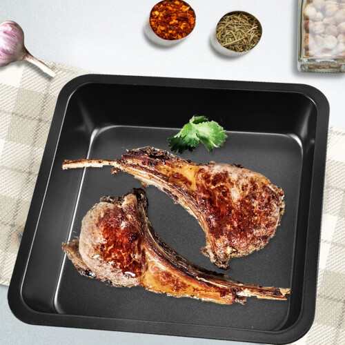 Square Nonstick Roasting Pan 18.3 x 18.3 Inch for Turkey 2