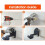 2 Pack Sprayer Holder, Backpack Blower Rack, Wall Mount Spraying Tool Hanger Lawn Mower Spraying Tool Mount 4