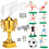 Football Cake Topper Plastic Assorted Colors 1 Piece 4