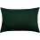 (As show, One size) Fundas de cojín de algodón liso, 30 x 45 cm, verde oscuro 2