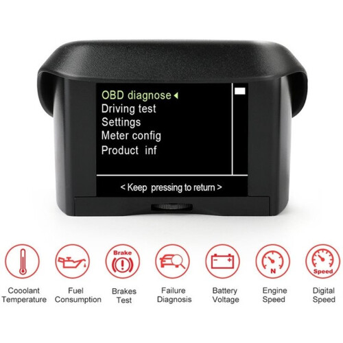 A202 -Board Computer Car Digital Computer Display Speed Fuel Consumption Temperature Gauge OBD2 Automobile Scanner 1