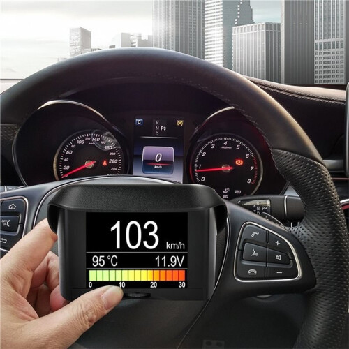 A202 -Board Computer Car Digital Computer Display Speed Fuel Consumption Temperature Gauge OBD2 Automobile Scanner 2
