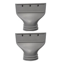 Adaptador de Manguera de Escape de Aire Acondicionado, Plano, para Ventanas, Adaptador de Manguera de Escape de Aire Acondicionado de 130mm/150mm