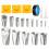 Stainless Steel Caulking Nozzle Set 20 Pcs 6