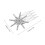 Rhinestone Hair Clips Silver 4 Pieces 2