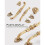 (As show, One size) 2 Pack 5'' Brass Cabinet Pulls Antique Floral Pattern Cupboard Handle Drawer Pulls Solid Brass Kitchen Hardware Matte 4